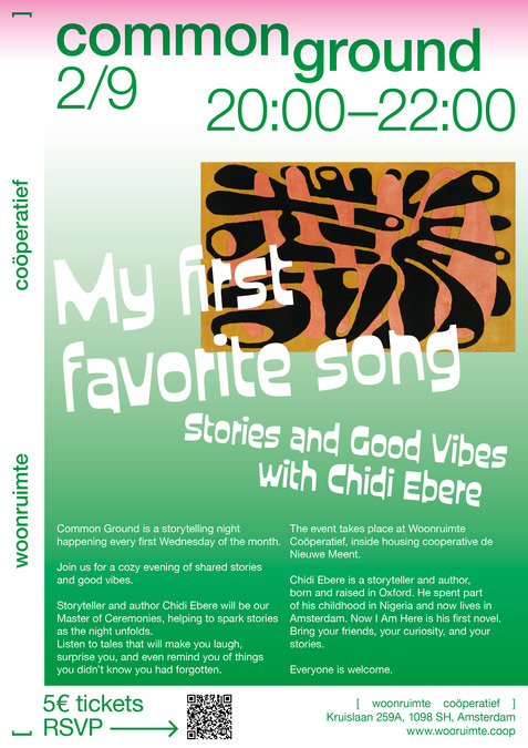 common ground: My first favourite song