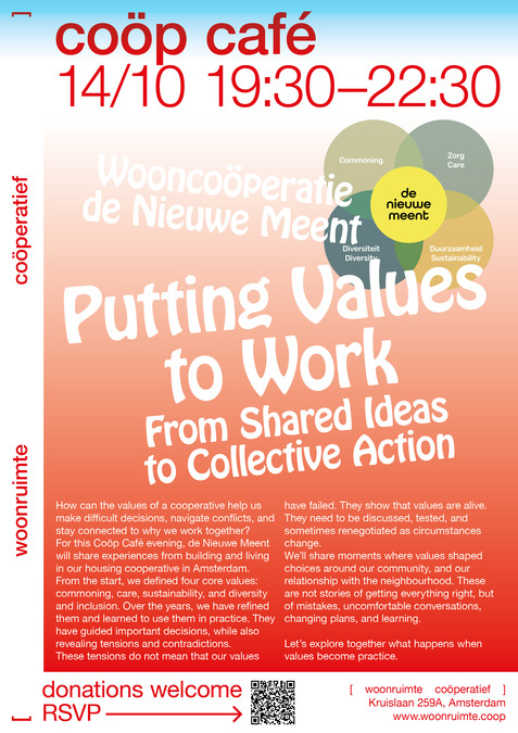 coöp cafe: Putting Values to Work. From Shared Ideas to Collective Action