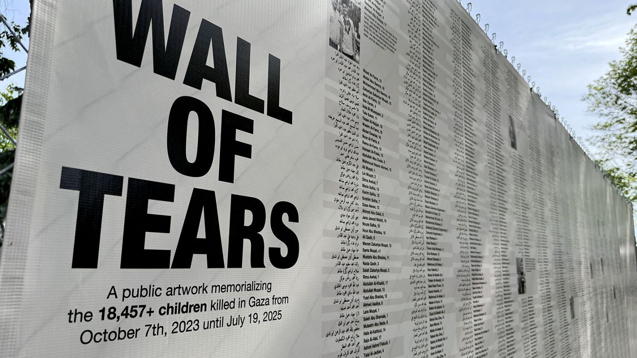 Public artwork opening: Wall of Tears — Plein Theater, Amsterdam